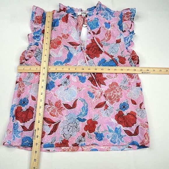 BB Dakota By Steve Madden Flutter Away Top Blouse NEW - Picture 9 of 11